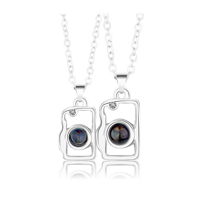 100 Different Language Magnetic Necklaces Camera Shaped