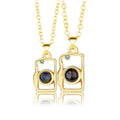 100 Different Language Magnetic Necklaces Camera Shaped