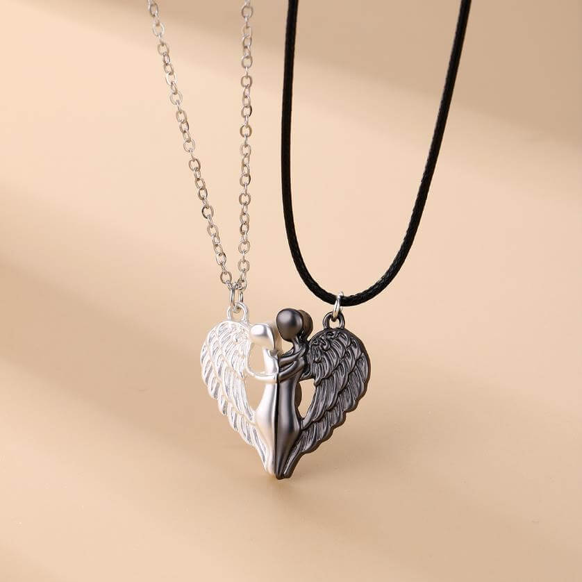 Guardian Heart Magnetic Couple Necklaces - Bond Token