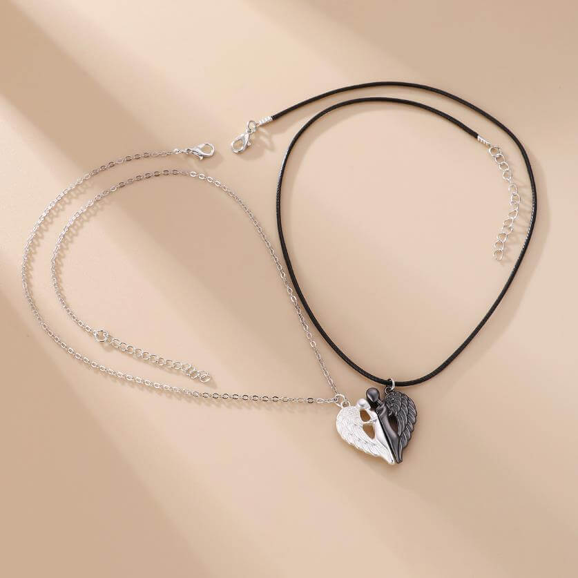 Guardian Heart Magnetic Couple Necklaces - Bond Token