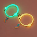 2pcs Rainbow Bridge Best Friend Luminous Magnetic Bracelets