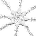 3-10 People Personalized Pizza Friendship Necklaces