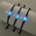 3 Person Best Friend Bracelets Sun Moon and Star