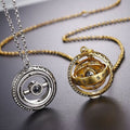 Cosmic Love Foldable Earth Couple Necklaces - 100 Languages I Love You Pendant
