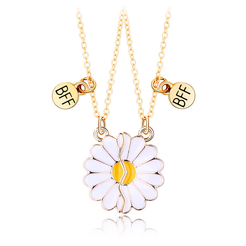 Daisy BFF Bestie Necklace Magnetic for Two