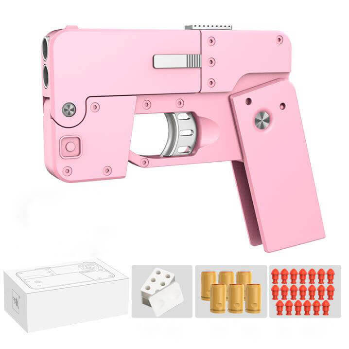 Foldable Phone Shape Pistol Nerf Toy Gun