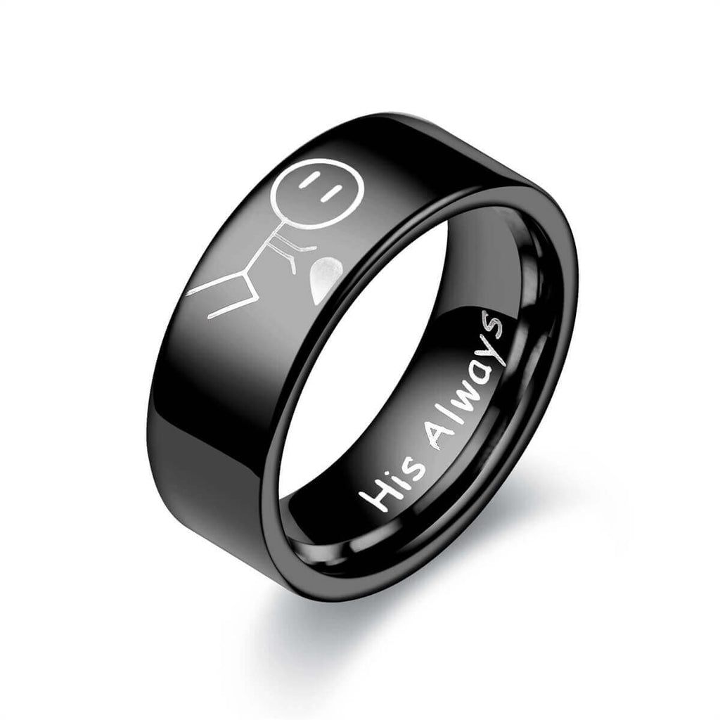 His Always and Her Forever Rings