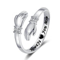 Hug Ring with message