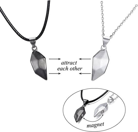 Personalized Magnetic Heart Necklace