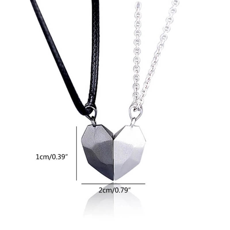Personalized Magnetic Heart Necklace