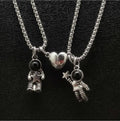 Magnetic Astronaut BFF Necklaces - 2PCS Gold/Silver