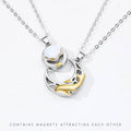 Magnetic Shell and Whale Neckalce Set