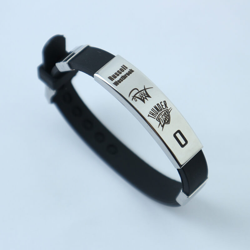 NBA Star Personalized Signature Silicone Bracelet