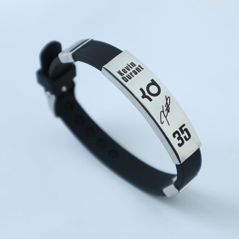 NBA Star Personalized Signature Silicone Bracelet