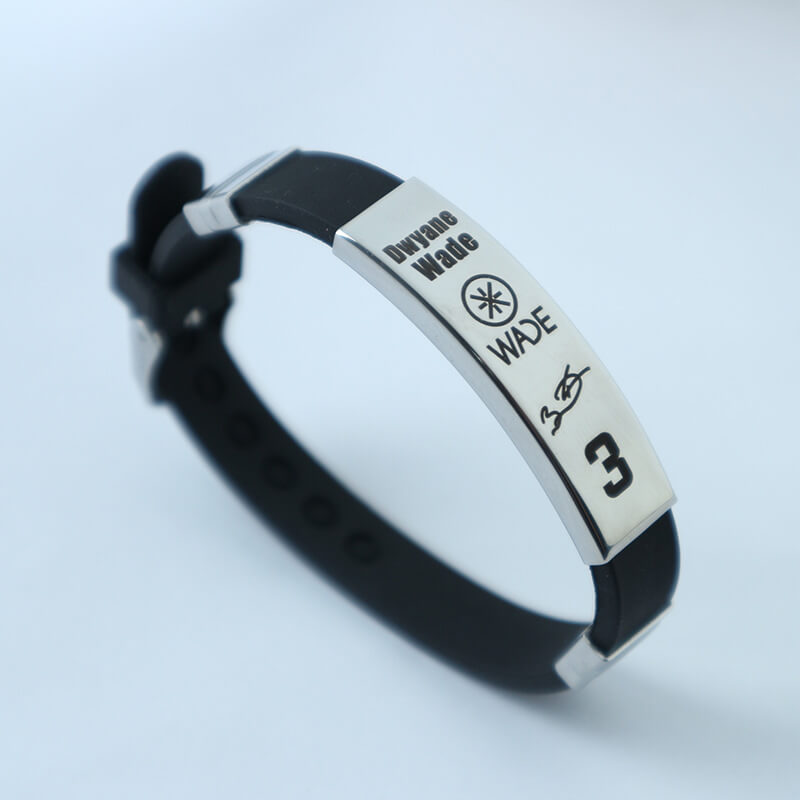 NBA Star Personalized Signature Silicone Bracelet