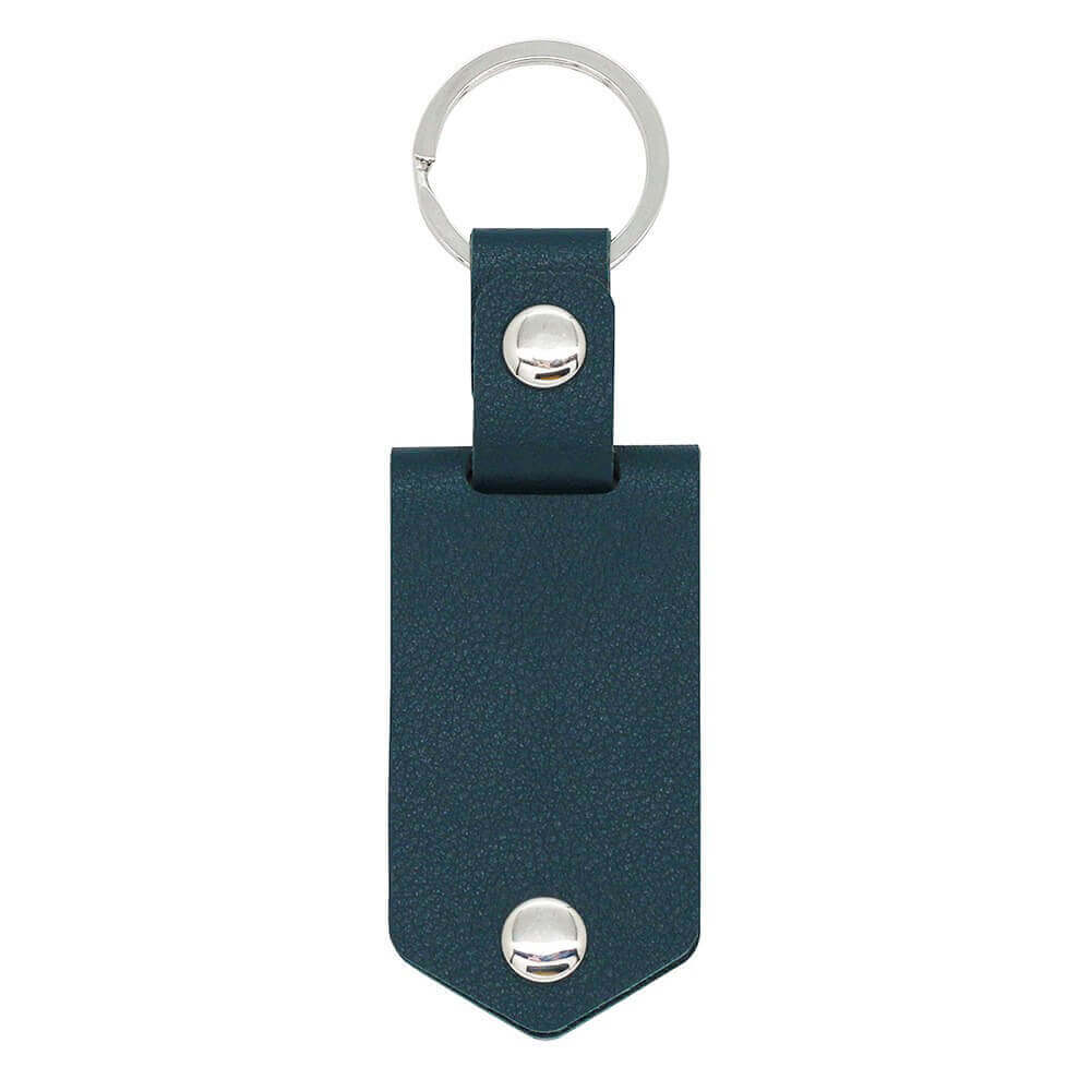 Personalized Leather Keychain with Picture and Text