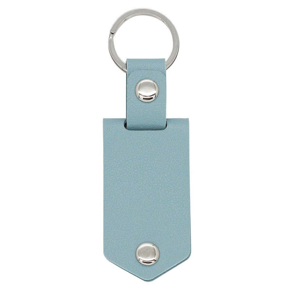 Personalized Leather Keychain with Picture and Text