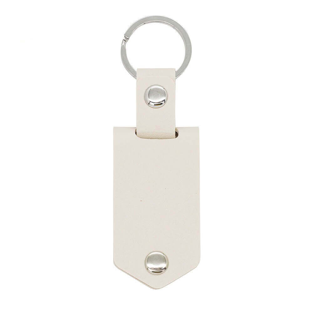 Personalized Leather Keychain with Picture and Text