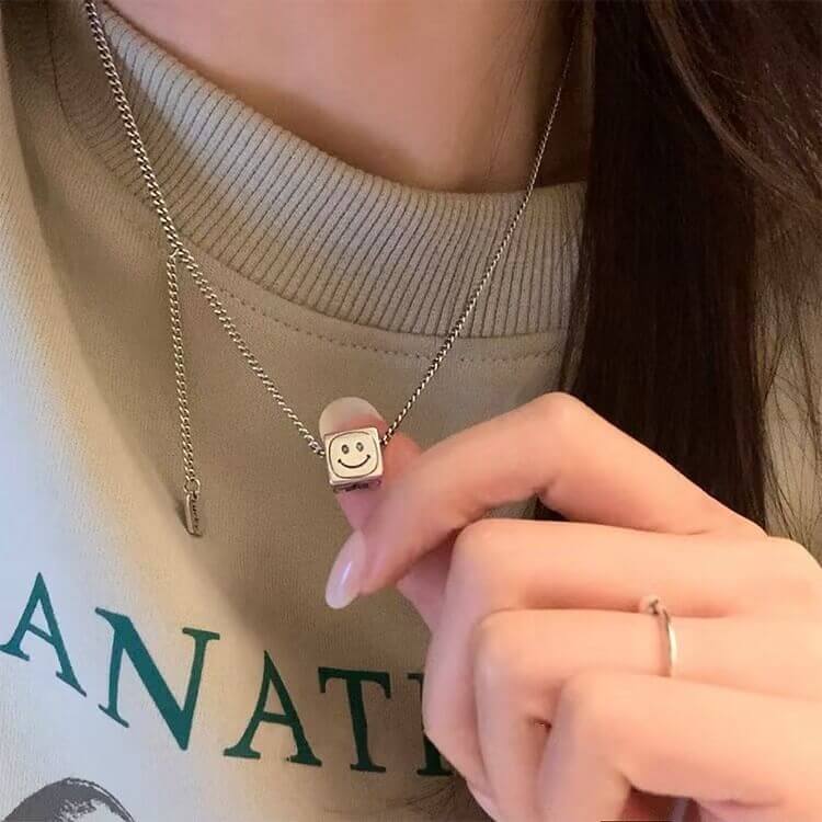 Smile Bring Good Luck Necklace