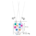 Smiley Face Necklace for 2 People