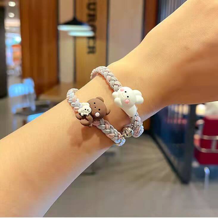Spongebob and Patrick Magnetic Friendship Bracelet