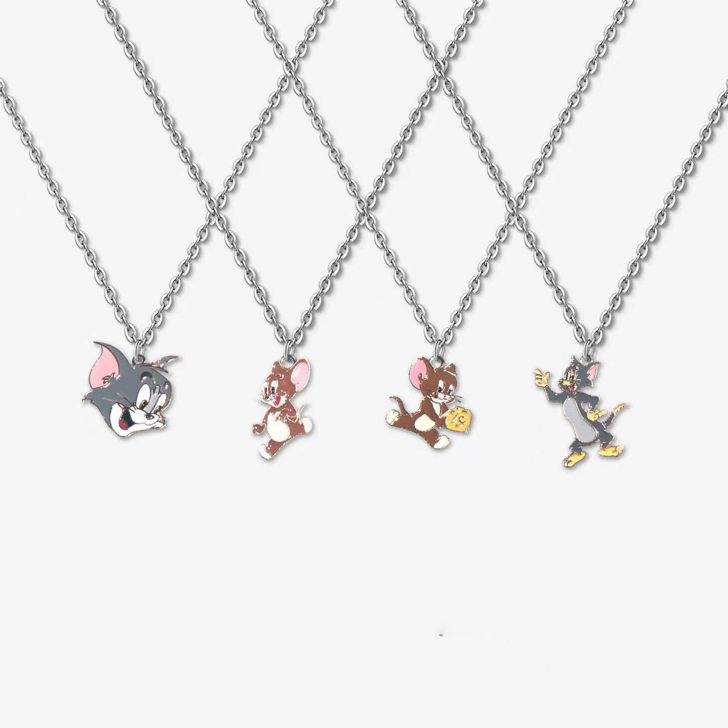 Tom and Jerry Best Friends Forever Necklaces