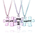Tri-BFF Puzzle Necklaces We'll Always Be Together