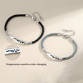 Personalized Engraved Color Changing Couple Bracelet