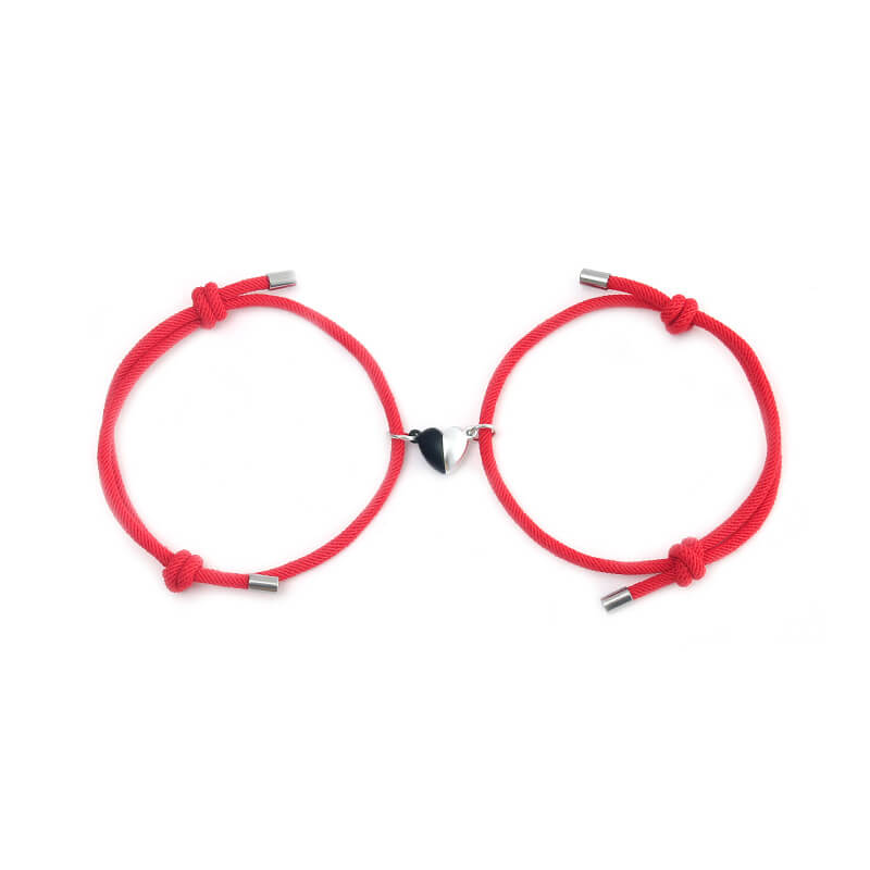 Heart Magnetic Bracelet for Two People