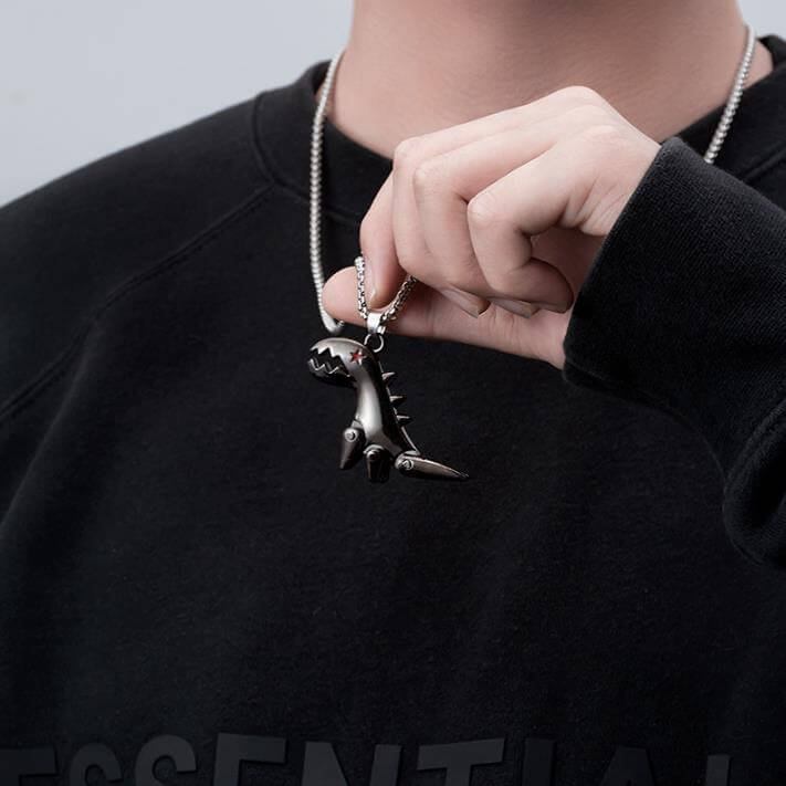 Dinosaur necklace for BFF and Couple