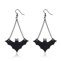 Hanging Bat Earrings