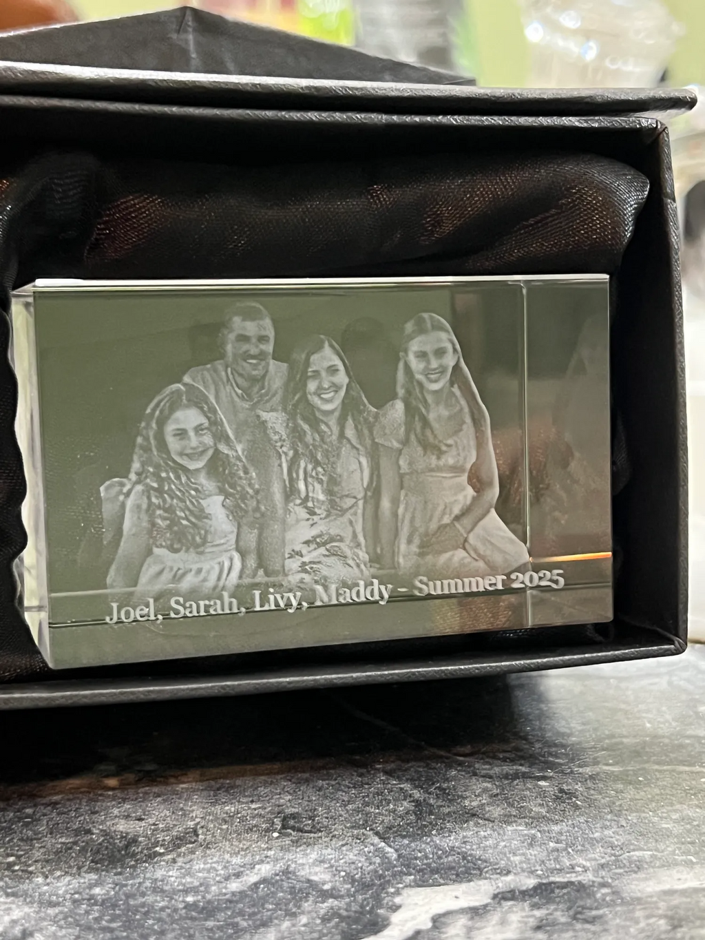 Brick 3D Photo Crystal