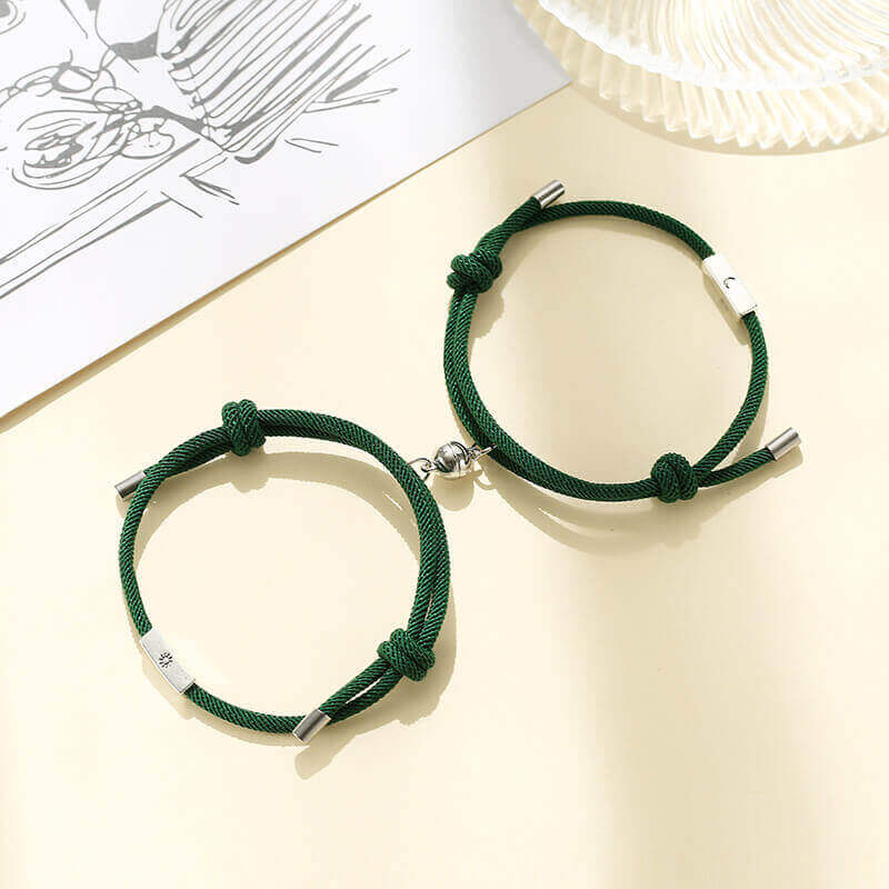 Magnetic Moon & Sun Bracelets