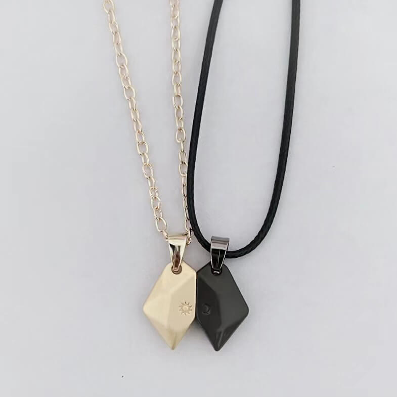 Moon & Sun Matching Magnetic Necklaces