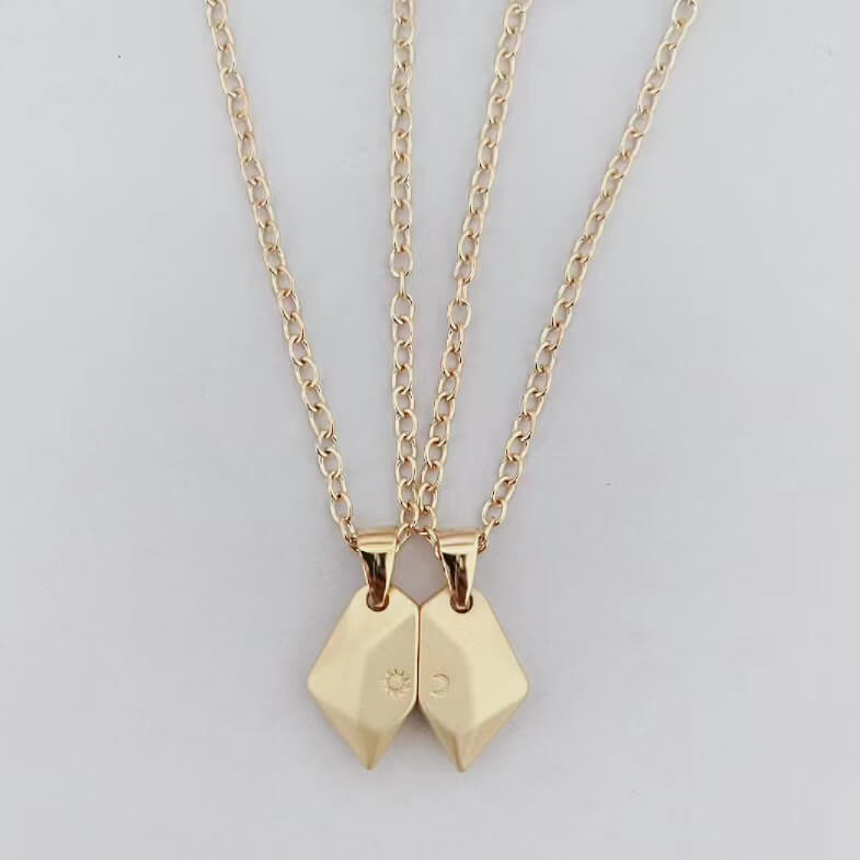 Moon & Sun Matching Magnetic Necklaces