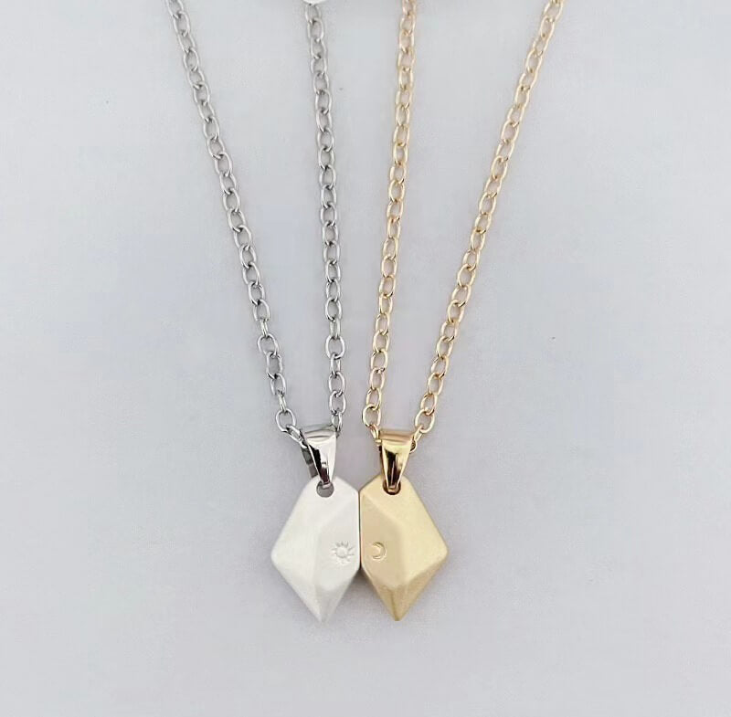 Moon & Sun Matching Magnetic Necklaces