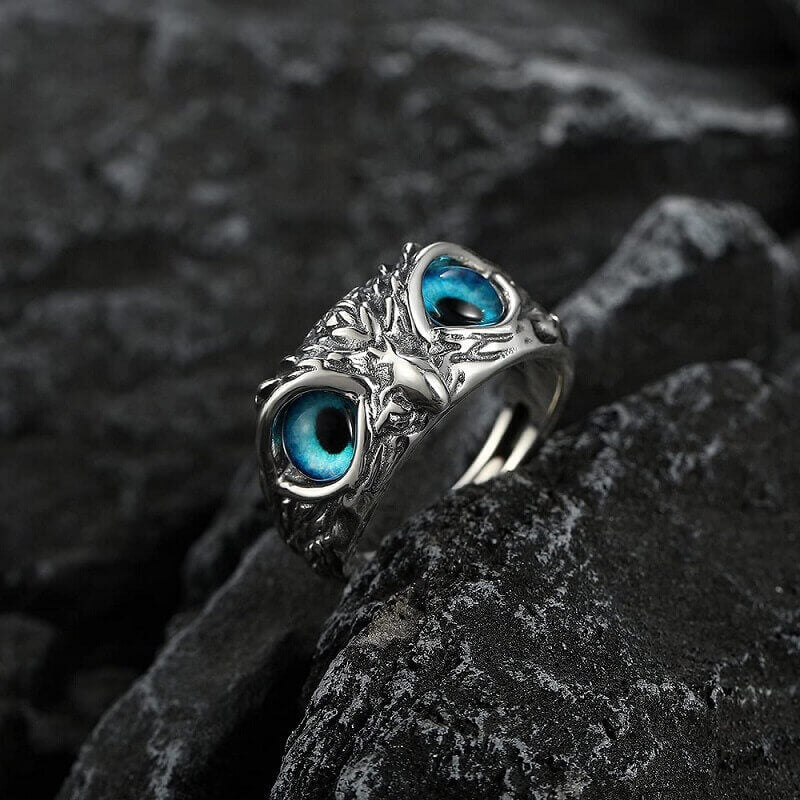 Owl Ring Silver