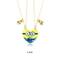 Minion best friend necklace