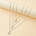 Sun Moon and Star Friendship Necklaces