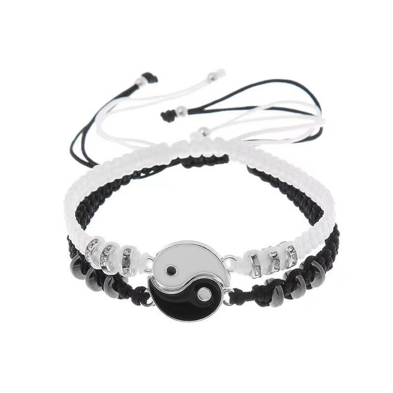 Yin Yang Matching Bracelets